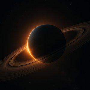 Ringplanet bei Sternenfinsternis