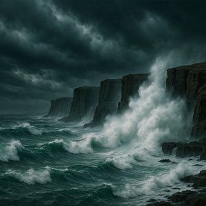 절벽 위의 돌풍