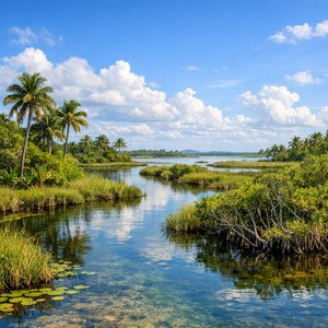 Đầm lầy nhiệt đới Cuba — Những kênh nước yên bình