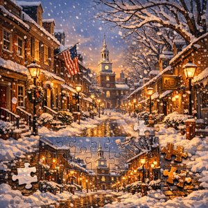 Đêm Tuyết Phủ ở Philadelphia Xưa — Nhớ Mảnh Ghép