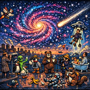 Espetáculo da Cidade em Espiral ao Amanhecer