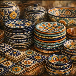 กองจาน Talavera วินเทจ ในตลาด
