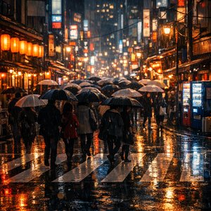 ข้ามยามเที่ยงคืน — คืนฝนพรำกับแสงนีออนที่โตเกียว