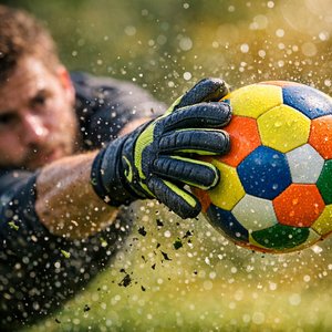 Midair Save — Colorful Shot Frozen in Motion