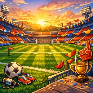 Sunrise at the Championship Stadium