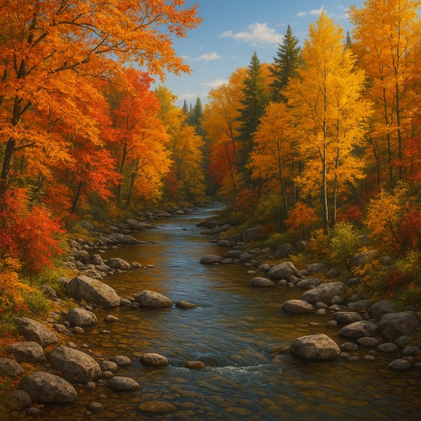 Autumn River Serenity