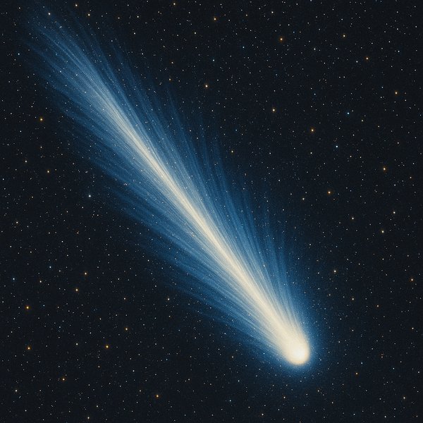Brilliant Comet Streaks Across Space