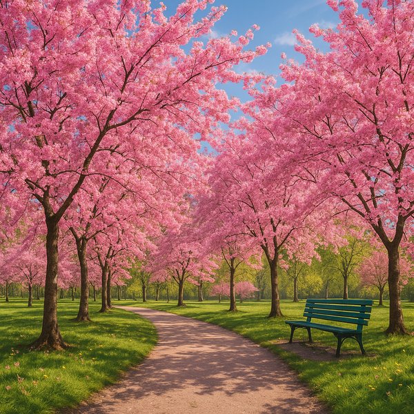 Cherry Blossoms in Bloom