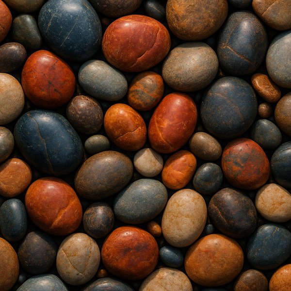 Colorful River Stones