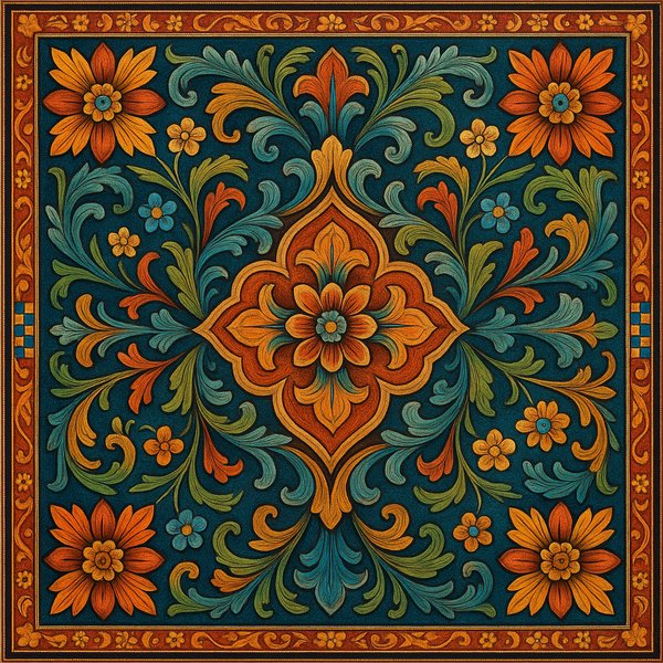 Intricate Floral Symmetry