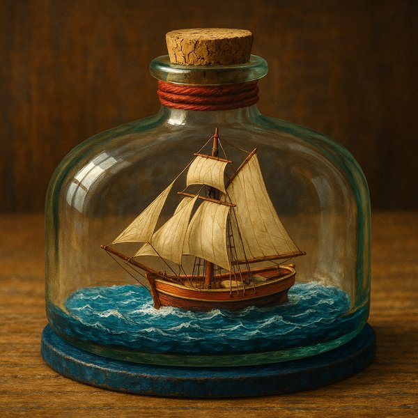 Sailing Ship in a Bottle