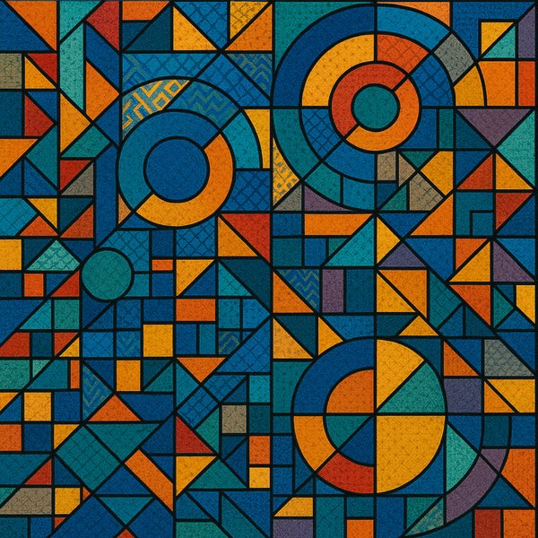 Vibrant Geometric Abstraction