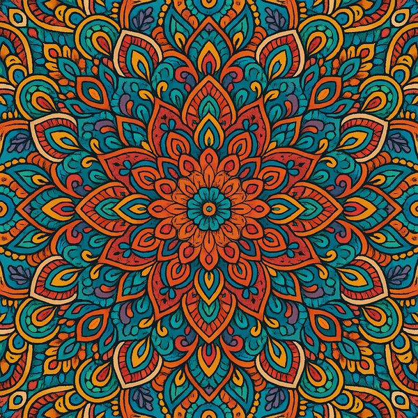 Vibrant Mandala Art