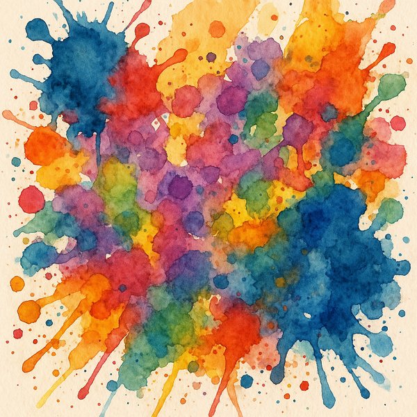 Vibrant Watercolor Explosion