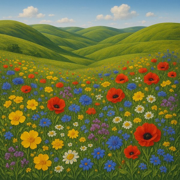 Vibrant Wildflower Hills