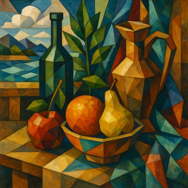 Cubist Still Life Composition