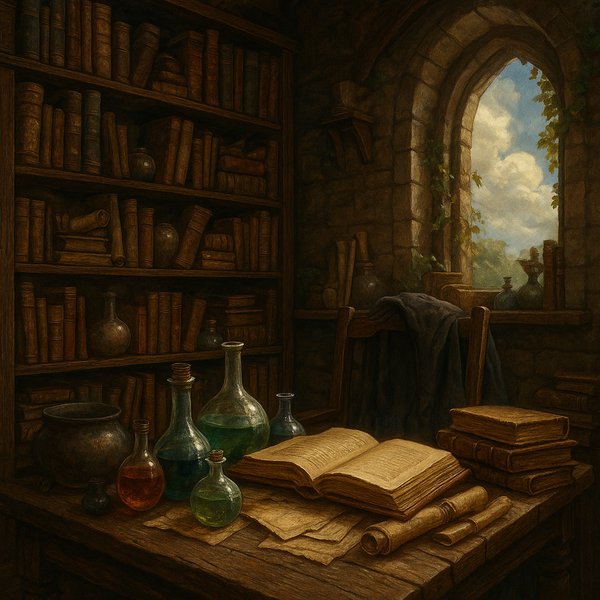 Enchanted Wizard's Study