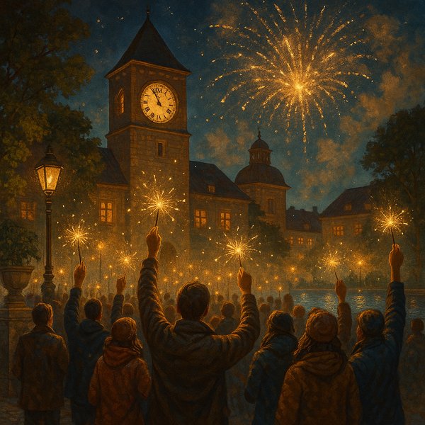 Festive New Year Celebration