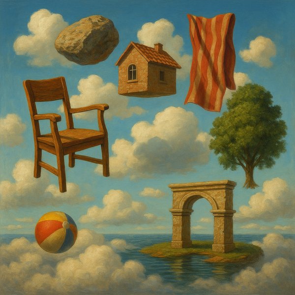Beruhigende Puzzle-Illustration