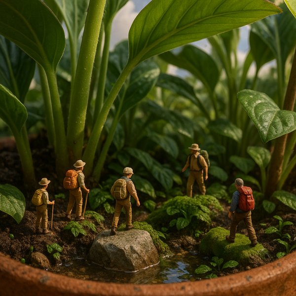 Mini Explorers in a Leafy Jungle