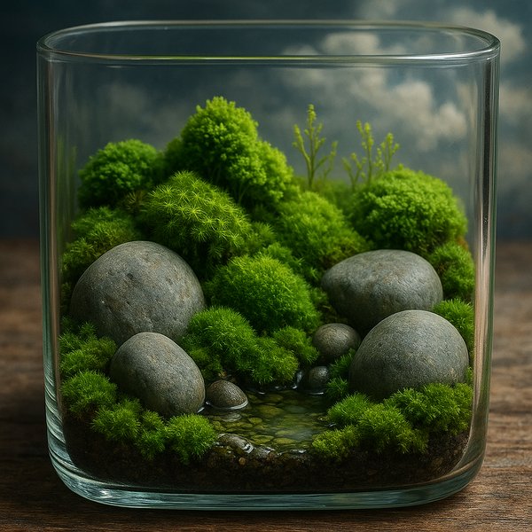 Serene Moss Terrarium