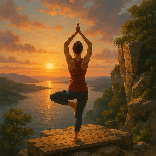 Serene Yoga at Sunrise