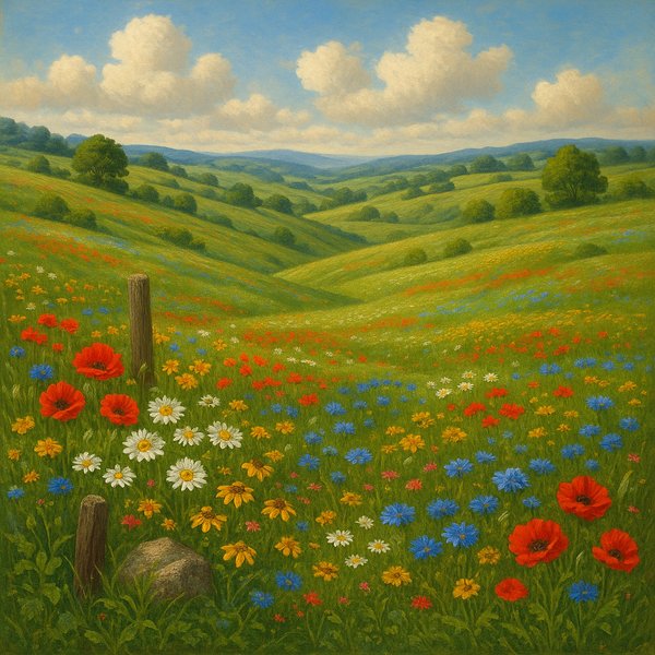 Vibrant Meadow Vista