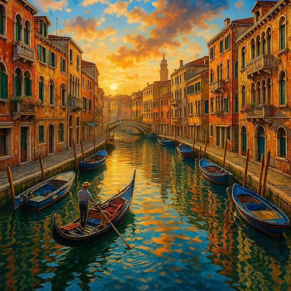 Venice Canals at Dawn