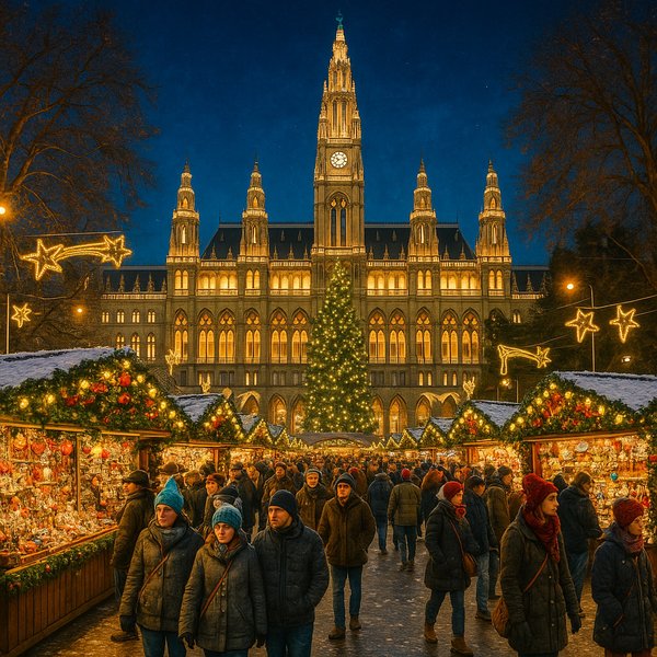 Vibrant Vienna Christmas Market