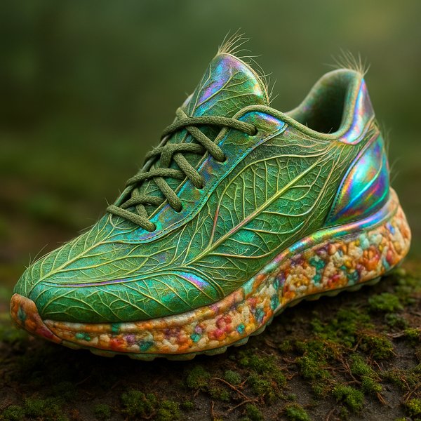 Bio-Grown Leaf Runner with Mycelium Sole