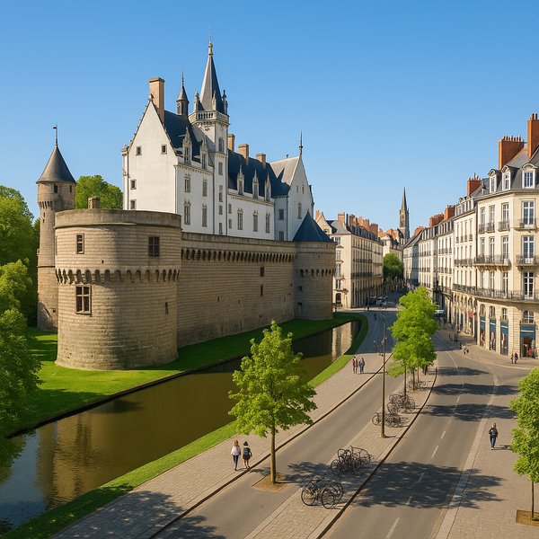 Château des Ducs de Bretagne and Historic Nantes Quays