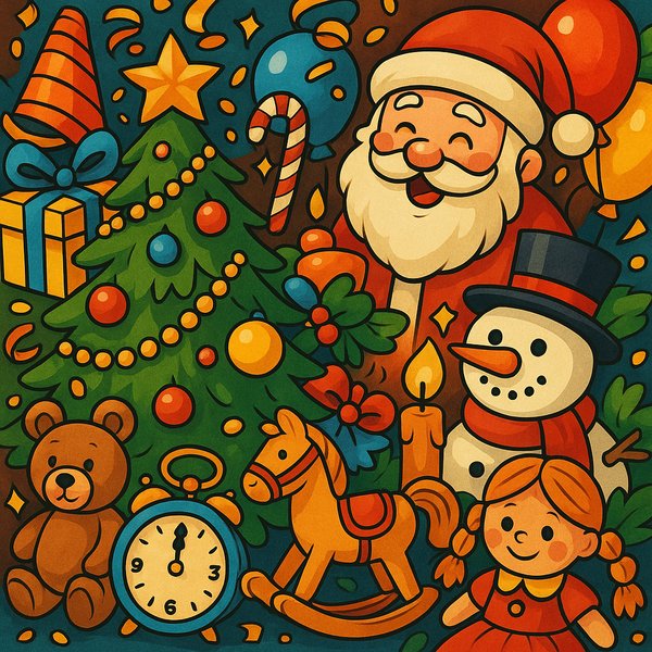 Festive Holiday Collage