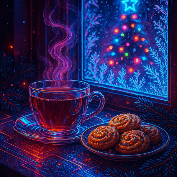 Futuristic Holiday Morning