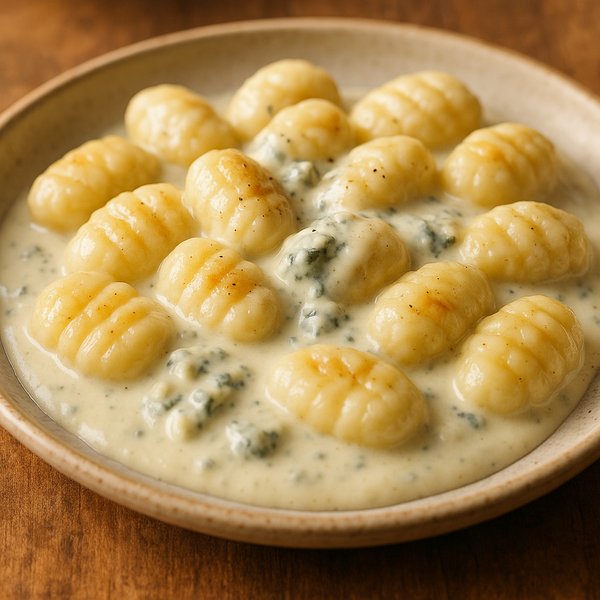 Gnocchi in Creamy Gorgonzola Sauce