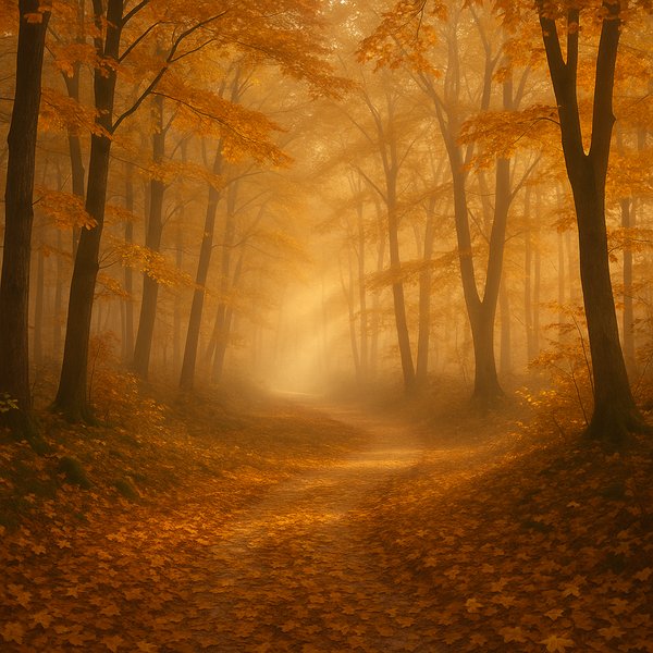 Golden Autumn Pathway