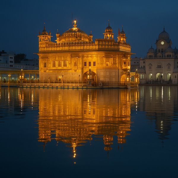 Golden Temple at Twilight