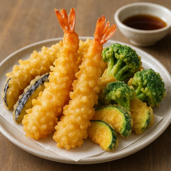 Golden Tempura Shrimp & Vegetables
