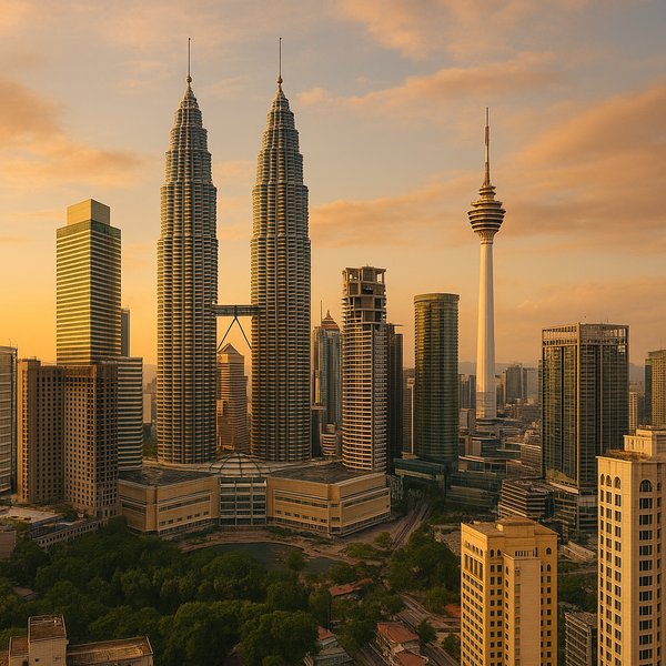 Kuala Lumpur Skyline at Golden Hour