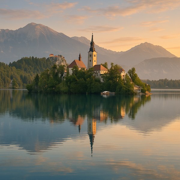Morning Calm at Lake Bled