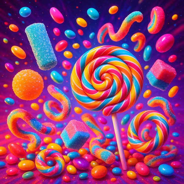 Neon Candy Explosion