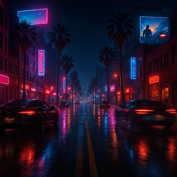 Neon Night Drive