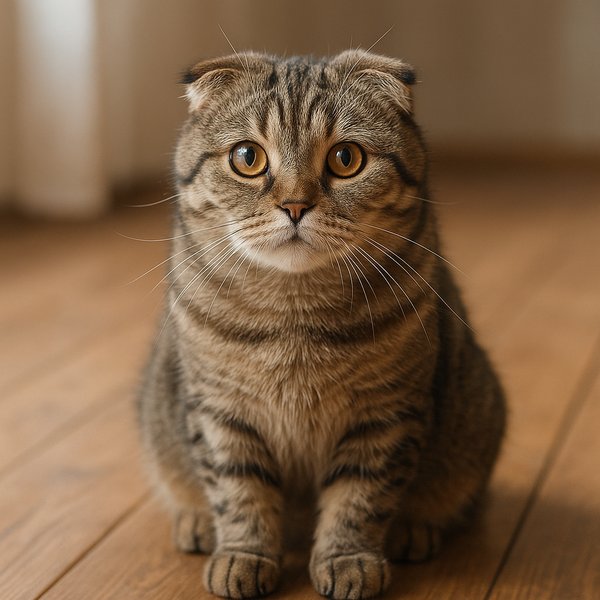 Quiet Gaze — Scottish Fold Portrait