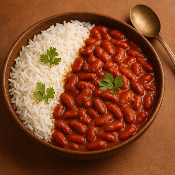 Rajma Masala with Steamed Basmati Rice