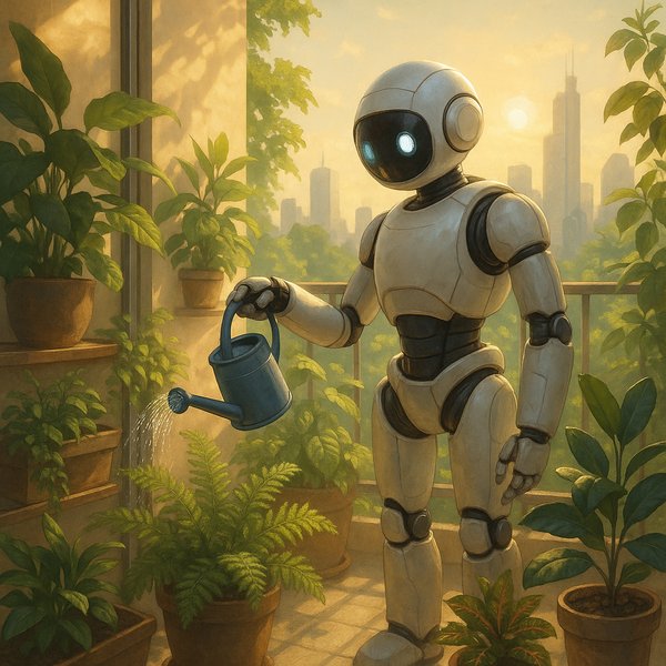 Sunlit Caretaker: A Service Robot Tends Balcony Greenery