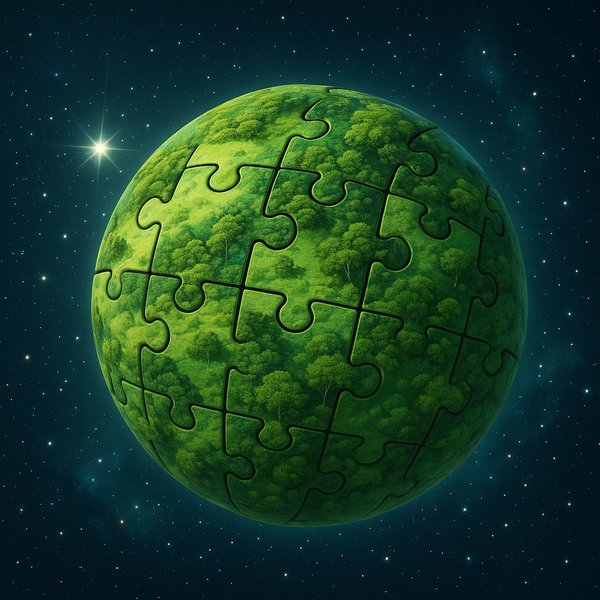 Terraformed Puzzle Planet
