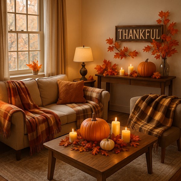 Thankful Autumn Living Room