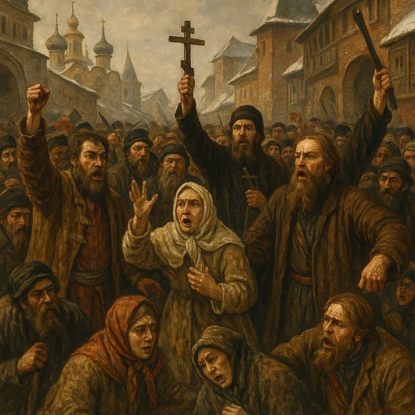 Uprising in the Snow: Moscow Street, 17th Century