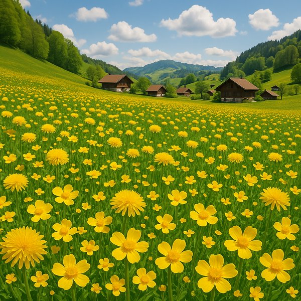 Alpine Meadow in Bloom