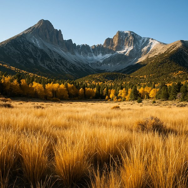 Autumn Meadow Below Great Basin Peaks