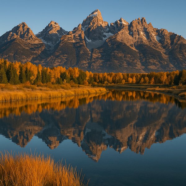 Autumn Reflections at Grand Teton